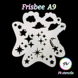 FRISBEE Face Painting Stencil - Stargazing A9