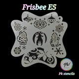 FRISBEE Face Painting Stencil - Christmas Story E5