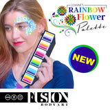 Fusion Body Art Palette - Leanne's Rainbow Flower