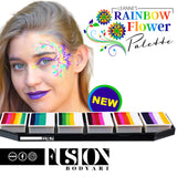 Fusion Body Art Palette - Leanne's Rainbow Flower