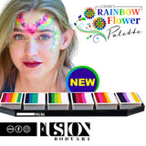 Fusion Body Art Palette - Leanne's Rainbow Flower