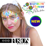 Fusion Body Art Palette - Leanne's Rainbow Flower