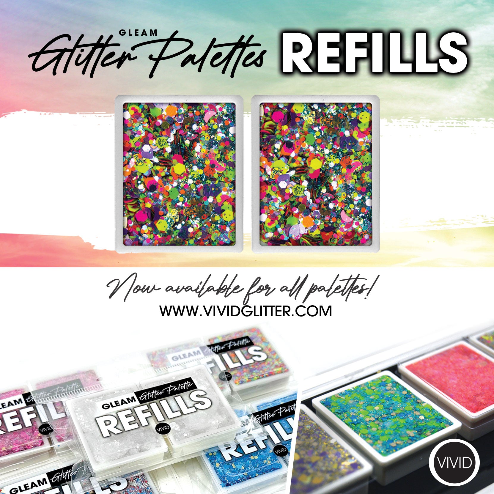 Glitter Palette Refills