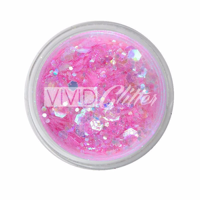 VIVID Glitter Stackable Loose Glitter - White Hologram